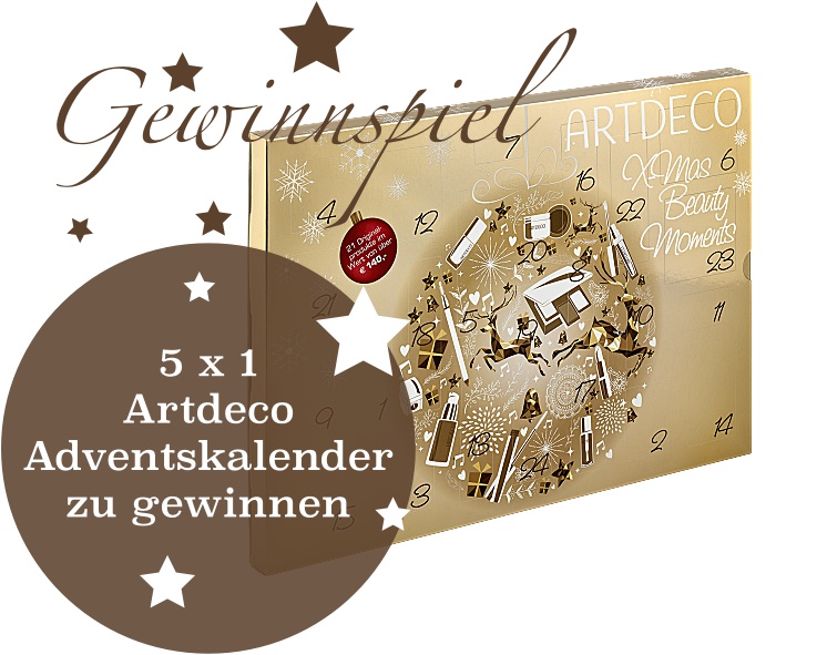 Gewinnspiel – 5 x 1 Limitierter Adventskalender von Artdeco zu gewinnen