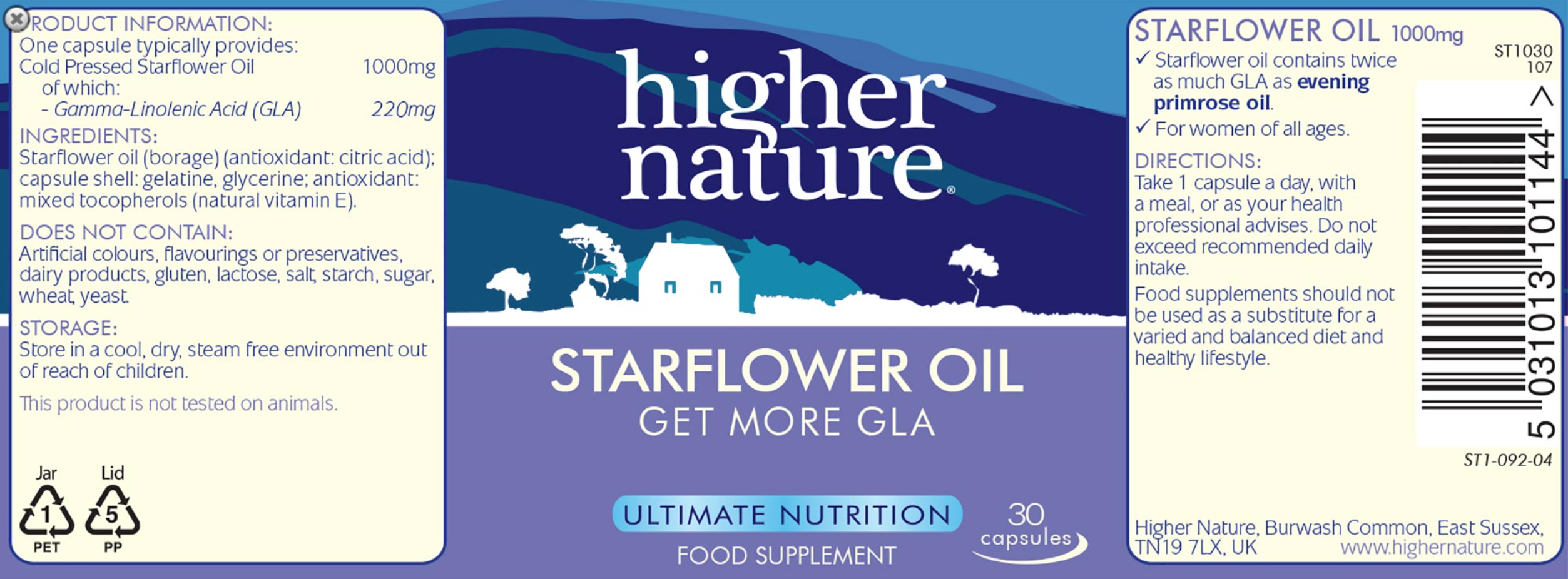 Wechseljahre - Borretschöl - Starflower Oil zu Unterstützung eines gesunden Hormonspiegels