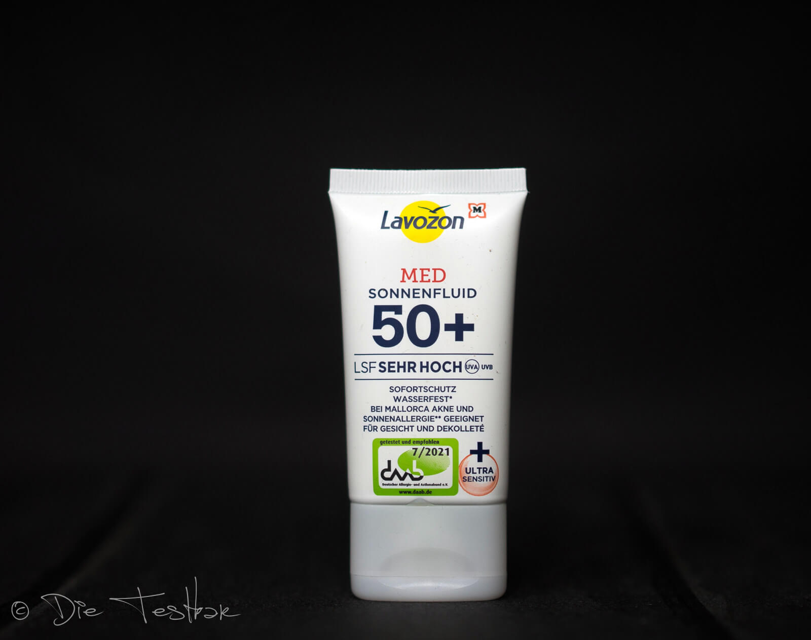 Review - Wasserfeste Sonnencreme MED Face Sonnenfluid, LSF 50+ von LAVOZON 