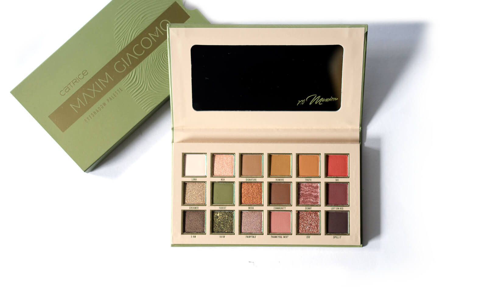 Review - Catrice - Maxim Giacomo - In Colours Eyeshadow- und Baked Face Palette 7