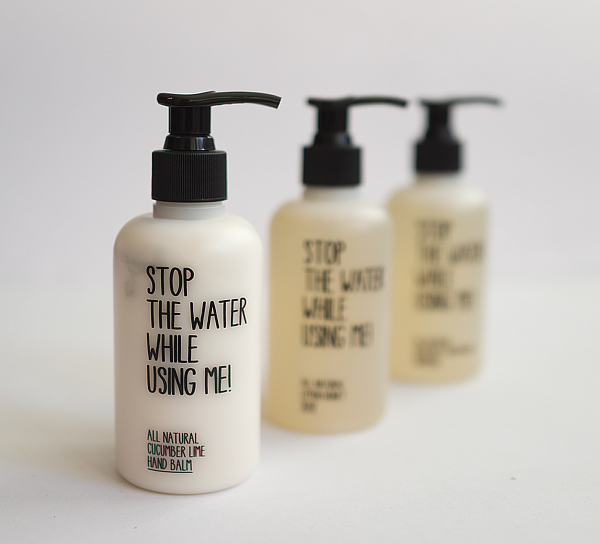 Stop the Water while using me - Wasser sparen mit Naturkosmetik