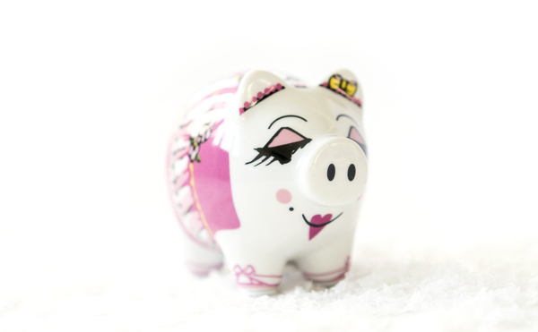 Gewinnset 4 - Mini Piggy Bank Design Sparschwein 3er Set mit Kunststoffstöpsel - Margarete Gockel