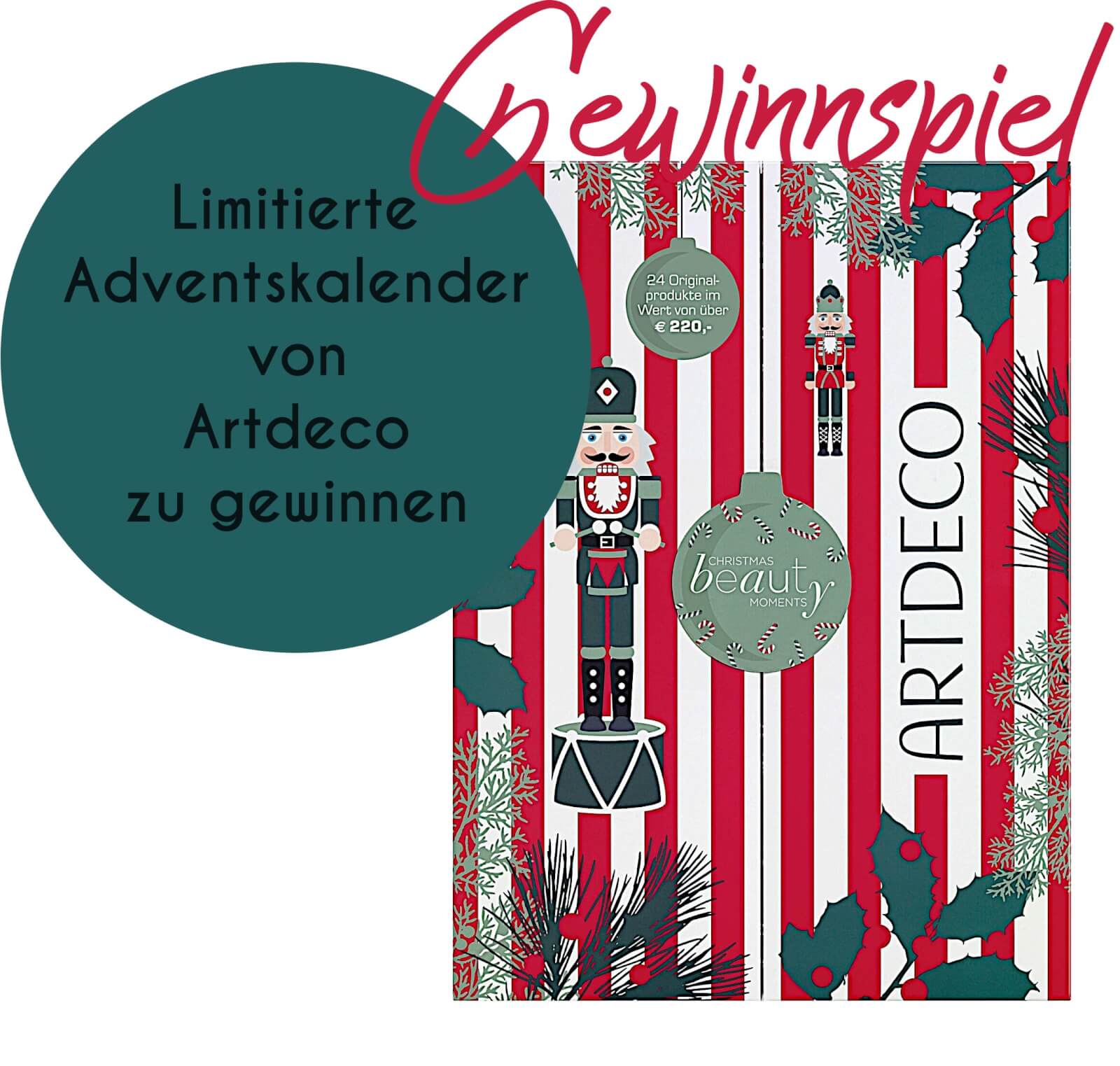 Gewinnspiel - 2 x 1 Limitierter Beauty Adventskalender 2024 von Artdeco zu gewinnen